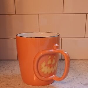 Vintage 2003 Starbucks Barista Orange Pumpkin Mug